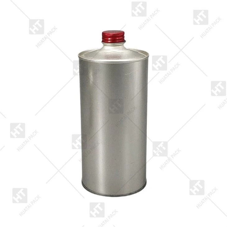 1L Dvigatel moyi dumaloq qalay qutisi